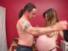 Pregnant woman in sexual intercourse