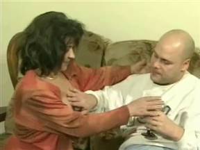 Fucking a bald stud with a mature woman