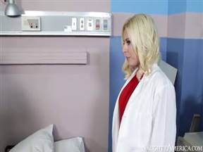 Bearded fucker and mature blonde made out in hospital