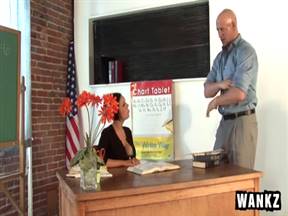 Bald Man Fucks Dylan Ryder At School